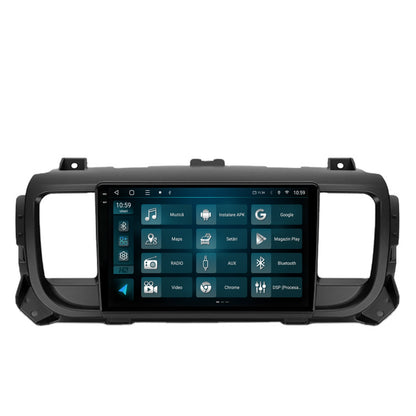 Navigatie 2K HUB64 Citroen Jumpy / Peugeot Expert (2017-2021), 4GB RAM, Android, Octacore, Slot Sim 4G, DSP, GPS, Wi-FI, Carplay, Android Auto, USB, Bluetooth, Waze, Touchscreen, 9.5 Inch