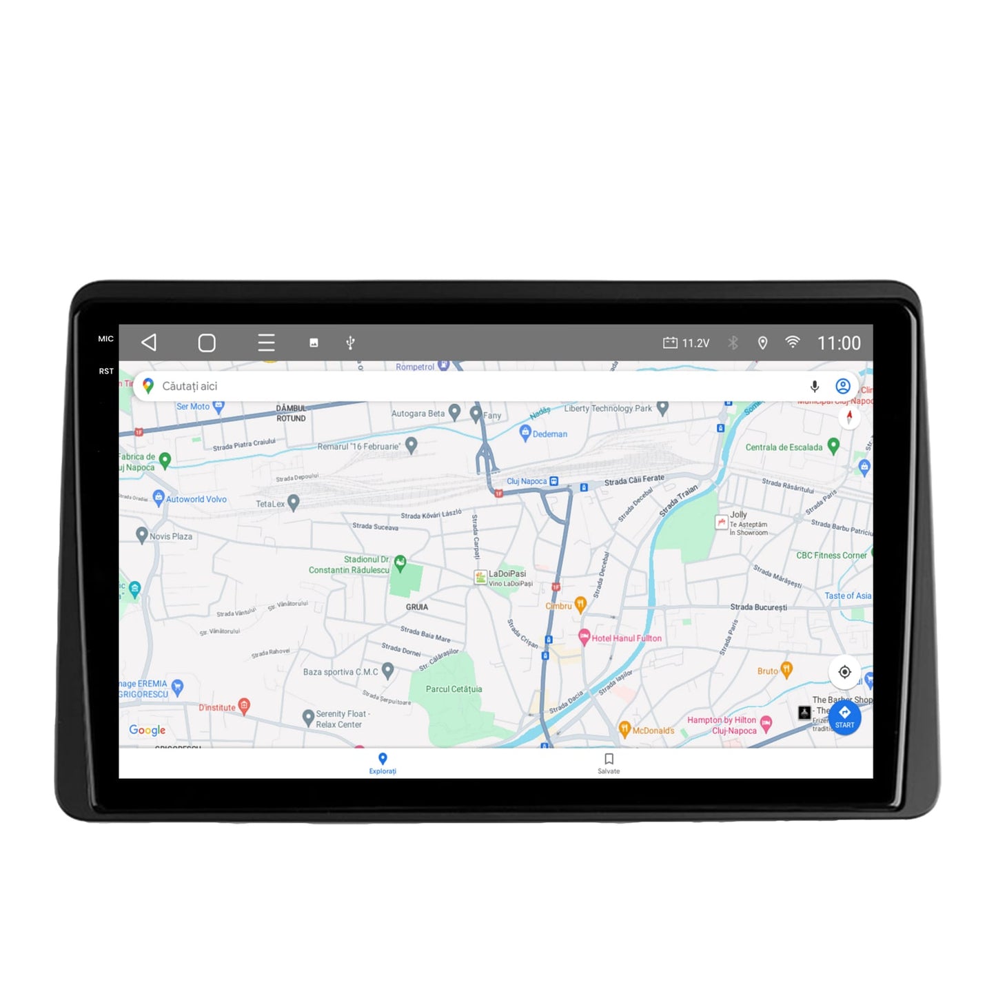 Navigatie 2K HUB64 Dacia Duster (2018-2021), 4GB RAM, Android, Octacore, Slot Sim 4G, DSP, GPS, Wi-FI, Carplay, Android Auto, USB, Bluetooth, Waze, Touchscreen, 10.36 Inch