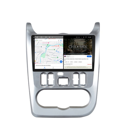 Navigatie 2K HUB64 Dacia Logan, Duster, Sandero (2009-2013), 8GB RAM, Android, Octacore, Slot Sim 4G, DSP, GPS, Wi-FI, Carplay, Android Auto, USB, Bluetooth, Waze, Touchscreen, 9.5 Inch
