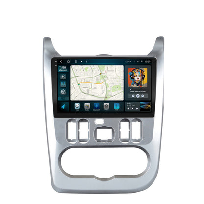 Navigatie 2K HUB64 Dacia Logan, Duster, Sandero (2009-2013), 8GB RAM, Android, Octacore, Slot Sim 4G, DSP, GPS, Wi-FI, Carplay, Android Auto, USB, Bluetooth, Waze, Touchscreen, 9.5 Inch