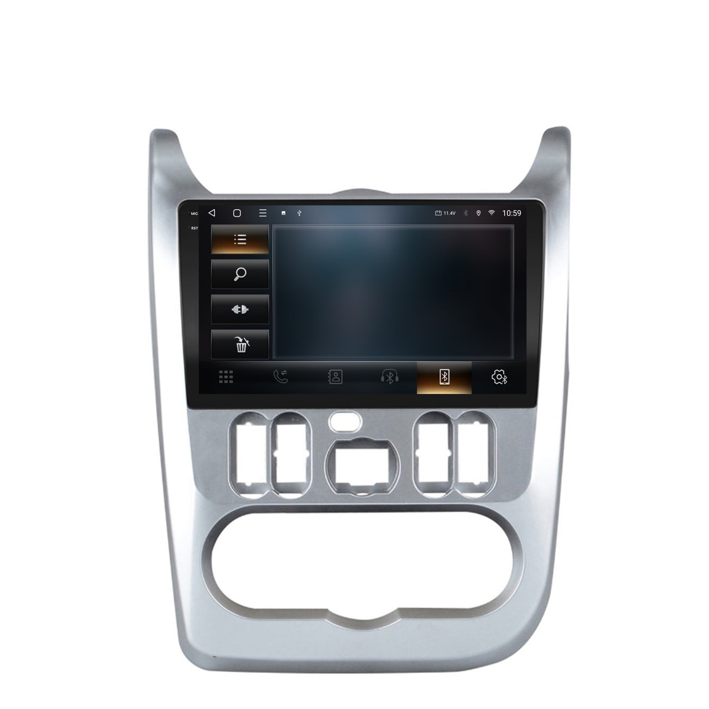 Navigatie 2K HUB64 Dacia Logan, Duster, Sandero (2009-2013), 8GB RAM, Android, Octacore, Slot Sim 4G, DSP, GPS, Wi-FI, Carplay, Android Auto, USB, Bluetooth, Waze, Touchscreen, 9.5 Inch