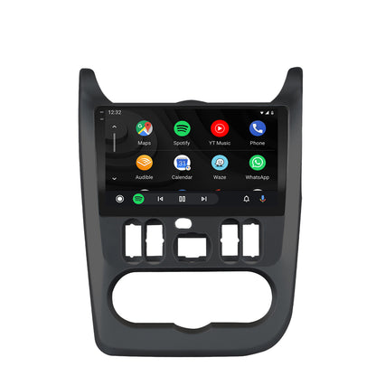 Navigatie 2K HUB64 Dacia Logan / Duster / Sandero (2009-2015), 4GB RAM, Android, Octacore, Slot Sim 4G, DSP, GPS, Wi-FI, Carplay, Android Auto, USB, Bluetooth, Waze, Touchscreen, 9.5" Inch