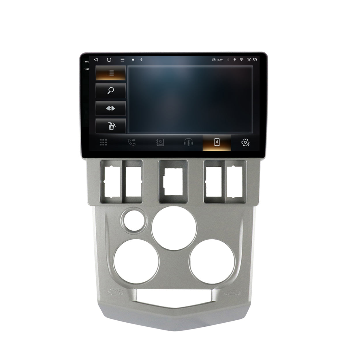 Navigatie 2K HUB64 Dacia Logan PH1 (2004-2009), 4GB RAM, Android, Octacore, Slot Sim 4G, DSP, GPS, Wi-FI, Carplay, Android Auto, USB, Bluetooth, Waze, Touchscreen, 9.5 Inch