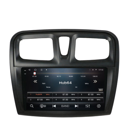 Navigatie 2K HUB64 Dacia Logan / Sandero, 4GB RAM, Android, Octacore, Slot Sim 4G, DSP, GPS, Wi-FI, Carplay, Android Auto, USB, Bluetooth, Waze, Touchscreen, 9.5 Inch
