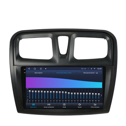 Navigatie 2K HUB64 Dacia Logan / Sandero, 8GB RAM, Android, Octacore, Slot Sim 4G, DSP, GPS, Wi-FI, Carplay, Android Auto, USB, Bluetooth, Waze, Touchscreen, 9.5 Inch