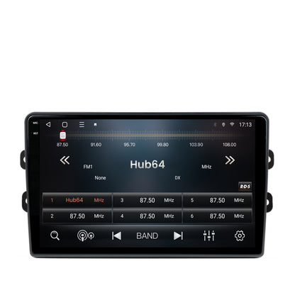 Navigatie 2K HUB64 Dacia/Renault, 4GB RAM, Android, Octacore, Slot Sim 4G, DSP, GPS, Wi-FI, Carplay, Android Auto, USB, Bluetooth, Waze, Touchscreen, 9.5 Inch