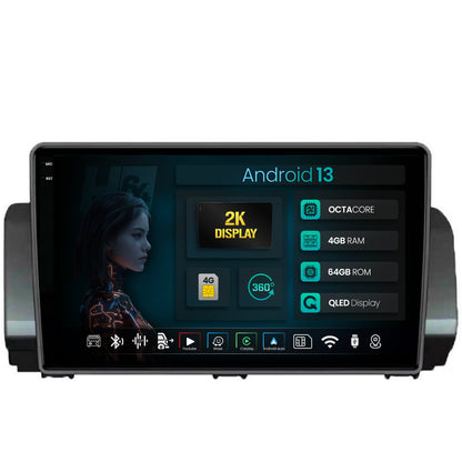 Navigatie 2K HUB64 Dacia Sandero / Logan (2021-Prezent), 4GB RAM, Android, Octacore, Slot Sim 4G, DSP, GPS, Wi-FI, Carplay, Android Auto, USB, Bluetooth, Waze, Touchscreen, 10.36 Inch