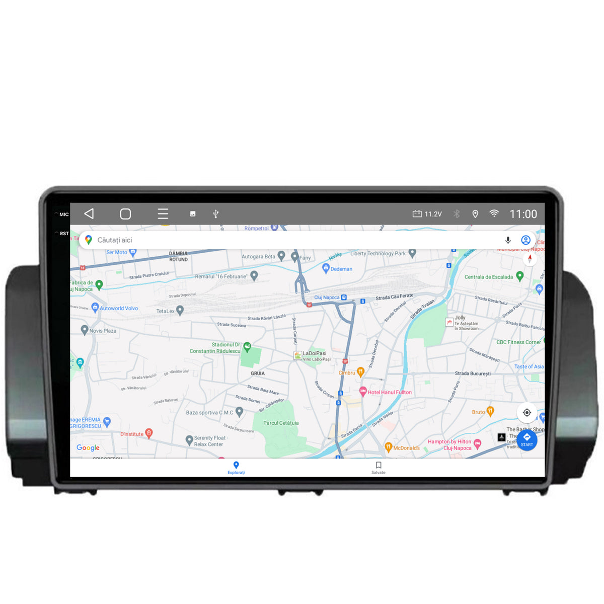 Navigatie 2K HUB64 Dacia Sandero / Logan (2021-Prezent), 4GB RAM, Android, Octacore, Slot Sim 4G, DSP, GPS, Wi-FI, Carplay, Android Auto, USB, Bluetooth, Waze, Touchscreen, 10.36 Inch