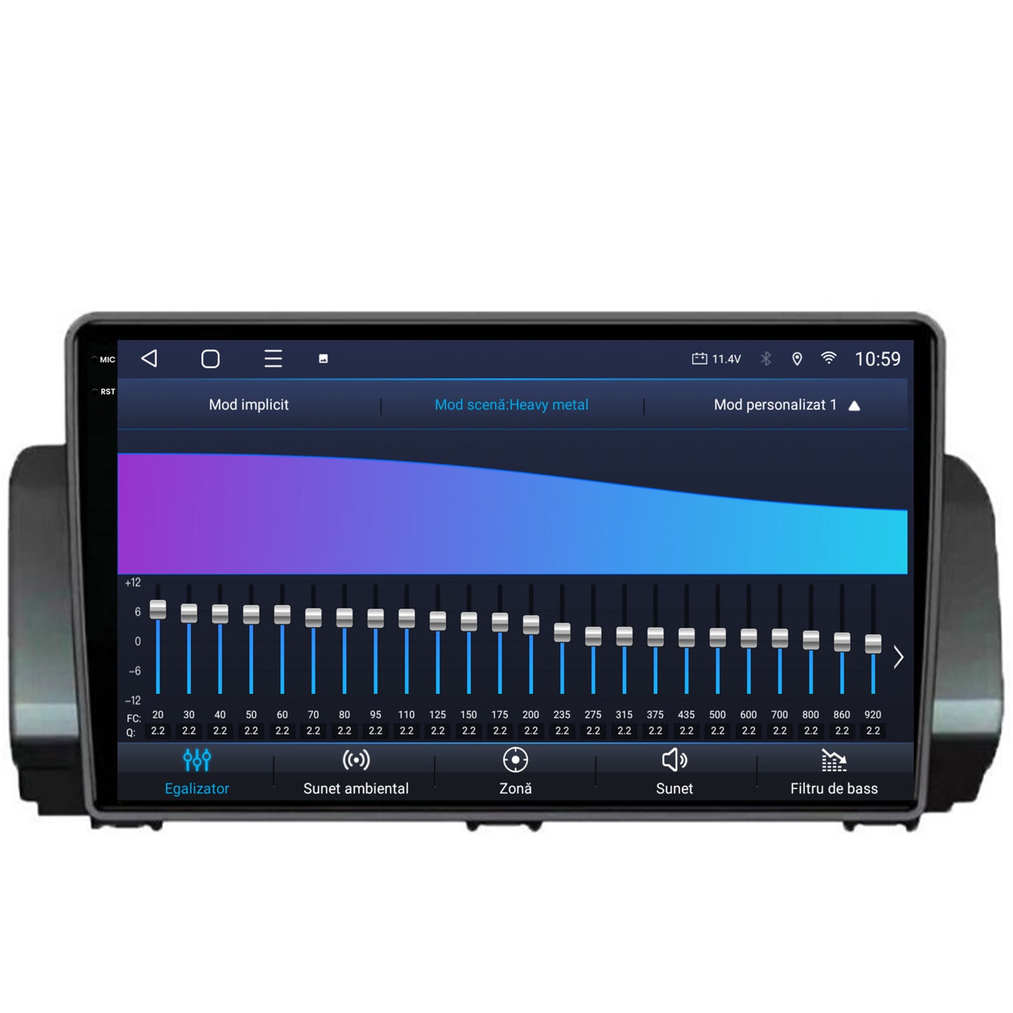 Navigatie 2K HUB64 Dacia Sandero / Logan (2021-Prezent), 4GB RAM, Android, Octacore, Slot Sim 4G, DSP, GPS, Wi-FI, Carplay, Android Auto, USB, Bluetooth, Waze, Touchscreen, 10.36 Inch