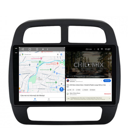 Navigatie 2K HUB64 Dacia Spring (2021- Prezent), 4GB RAM, Android, Octacore, Slot Sim 4G, DSP, GPS, Wi-FI, Carplay, Android Auto, USB, Bluetooth, Waze, Touchscreen, 9.5 Inch