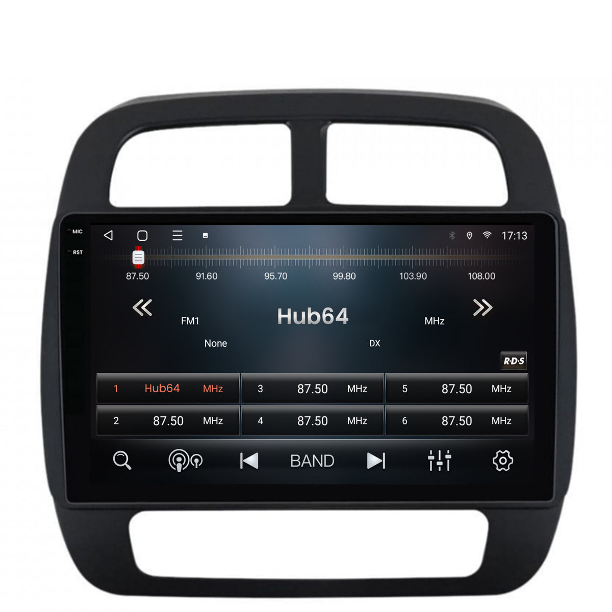 Navigatie 2K HUB64 Dacia Spring (2021- Prezent), 4GB RAM, Android, Octacore, Slot Sim 4G, DSP, GPS, Wi-FI, Carplay, Android Auto, USB, Bluetooth, Waze, Touchscreen, 9.5 Inch
