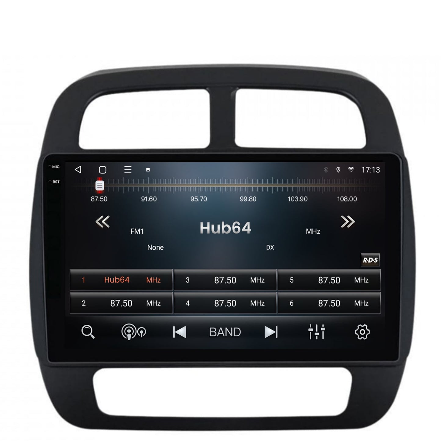 Navigatie 2K HUB64 Dacia Spring (2021- Prezent), 8GB RAM, Android, Octacore, Slot Sim 4G, DSP, GPS, Wi-FI, Carplay, Android Auto, USB, Bluetooth, Waze, Touchscreen, 9.5 Inch