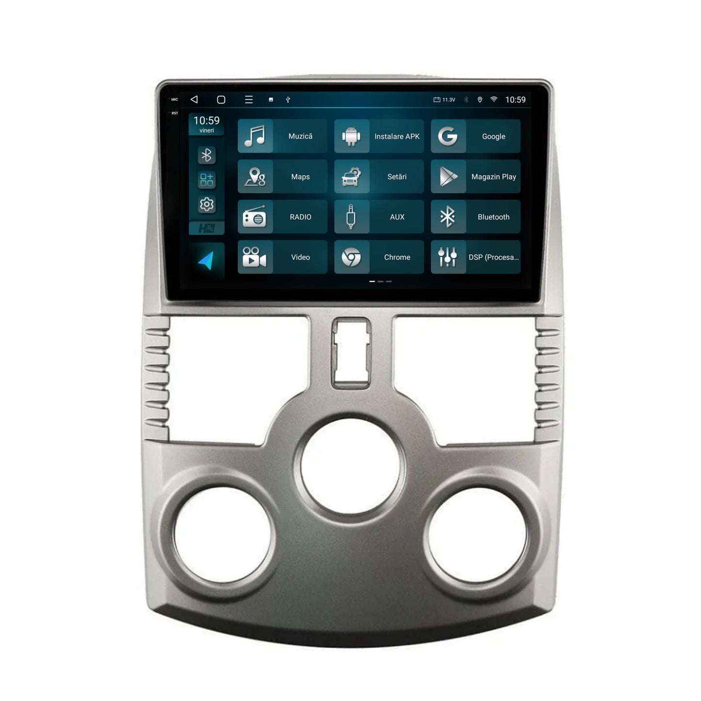 Navigatie 2K HUB64 Daihatsu Terios (2005+), 8GB RAM, Android, Octacore, Slot Sim 4G, DSP, GPS, Wi-FI, Carplay, Android Auto, USB, Bluetooth, Waze, Touchscreen, 9.5 Inch