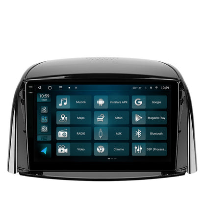 Navigatie 2K HUB64 Renault Koleos (2009-2016), 4GB RAM, Android, Octacore, Slot Sim 4G, DSP, GPS, Wi-FI, Carplay, Android Auto, USB, Bluetooth, Waze, Touchscreen, 9.5 Inch