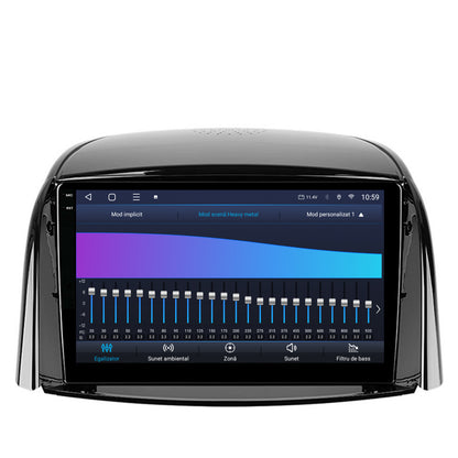Navigatie 2K HUB64 Renault Koleos (2009-2016), 4GB RAM, Android, Octacore, Slot Sim 4G, DSP, GPS, Wi-FI, Carplay, Android Auto, USB, Bluetooth, Waze, Touchscreen, 9.5 Inch