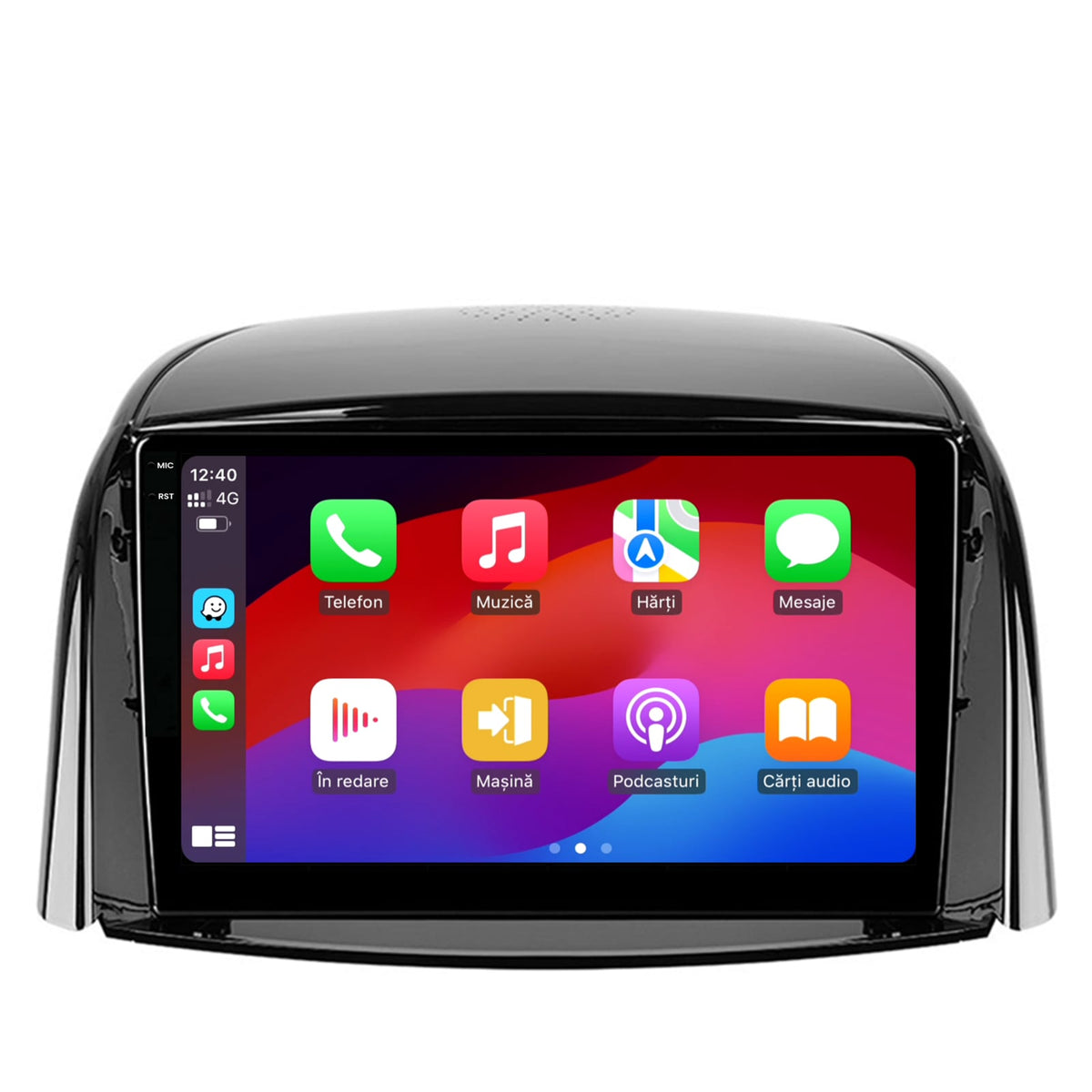 Navigatie 2K HUB64 Renault Koleos (2009-2016), 8GB RAM, Android, Octacore, Slot Sim 4G, DSP, GPS, Wi-FI, Carplay, Android Auto, USB, Bluetooth, Waze, Touchscreen, 9.5 Inch