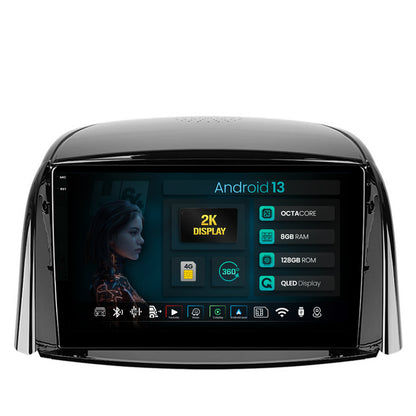 Navigatie 2K HUB64 Renault Koleos (2009-2016), 8GB RAM, Android, Octacore, Slot Sim 4G, DSP, GPS, Wi-FI, Carplay, Android Auto, USB, Bluetooth, Waze, Touchscreen, 9.5 Inch