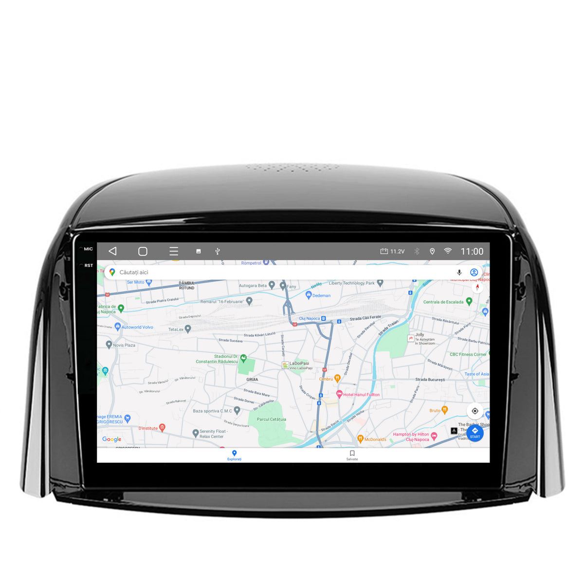 Navigatie 2K HUB64 Renault Koleos (2009-2016), 8GB RAM, Android, Octacore, Slot Sim 4G, DSP, GPS, Wi-FI, Carplay, Android Auto, USB, Bluetooth, Waze, Touchscreen, 9.5 Inch