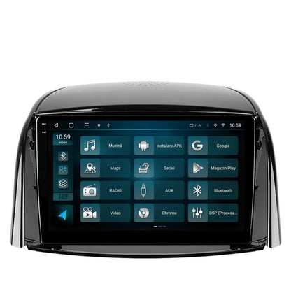 Navigatie 2K HUB64 Renault Koleos (2009-2016), 8GB RAM, Android, Octacore, Slot Sim 4G, DSP, GPS, Wi-FI, Carplay, Android Auto, USB, Bluetooth, Waze, Touchscreen, 9.5 Inch