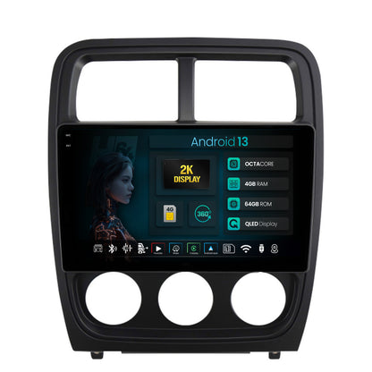 Navigatie 2K HUB64 Dodge Caliber (2010-2012), 4GB RAM, Android, Octacore, Slot Sim 4G, DSP, GPS, Wi-FI, Carplay, Android Auto, USB, Bluetooth, Waze, Touchscreen, 9.5 Inch