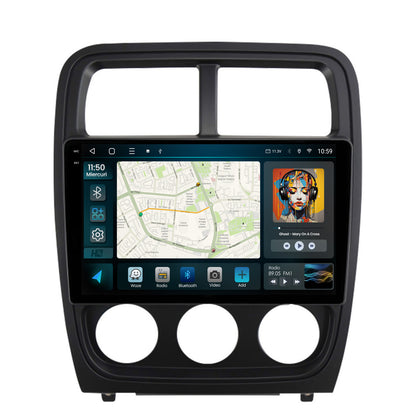 Navigatie 2K HUB64 Dodge Caliber (2010-2012), 4GB RAM, Android, Octacore, Slot Sim 4G, DSP, GPS, Wi-FI, Carplay, Android Auto, USB, Bluetooth, Waze, Touchscreen, 9.5 Inch