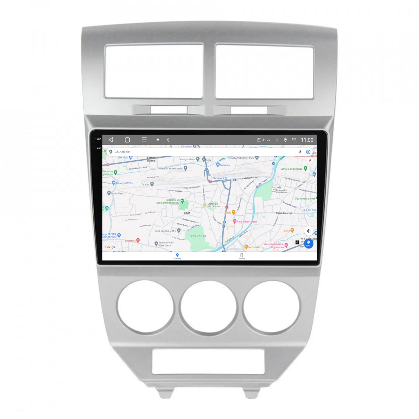 Navigatie 2K HUB64 Dodge Caliber (2006-2010), 8GB RAM, Android, Octacore, Slot Sim 4G, DSP, GPS, Wi-FI, Carplay, Android Auto, USB, Bluetooth, Waze, Touchscreen, 10.36 Inch