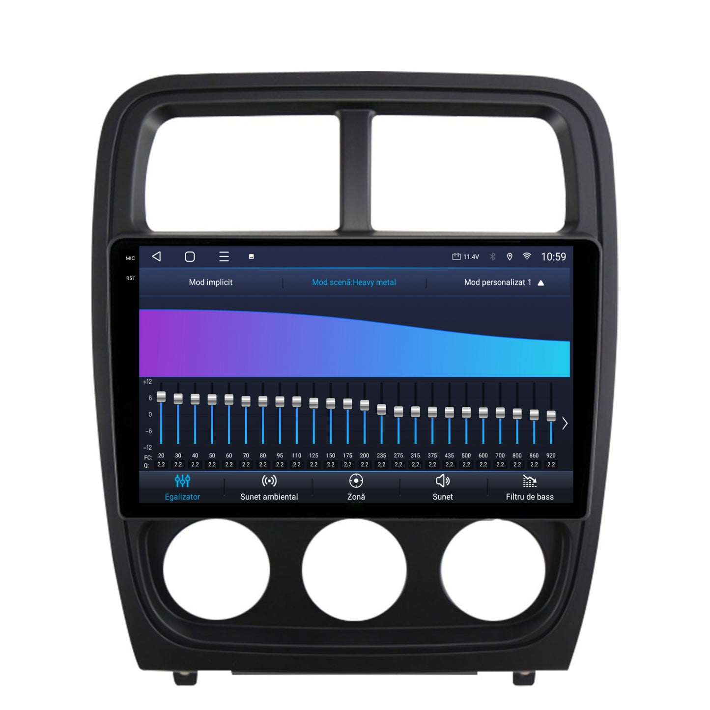 Navigatie 2K HUB64 Dodge Caliber (2010-2012), 8GB RAM, Android, Octacore, Slot Sim 4G, DSP, GPS, Wi-FI, Carplay, Android Auto, USB, Bluetooth, Waze, Touchscreen, 9.5 Inch