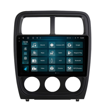 Navigatie 2K HUB64 Dodge Caliber (2010-2012), 8GB RAM, Android, Octacore, Slot Sim 4G, DSP, GPS, Wi-FI, Carplay, Android Auto, USB, Bluetooth, Waze, Touchscreen, 9.5 Inch