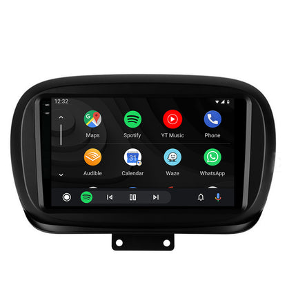 Navigatie 2K HUB64 Fiat 500X (2014-2020), 8GB RAM, Android, Octacore, Slot Sim 4G, DSP, GPS, Wi-FI, Carplay, Android Auto, USB, Bluetooth, Waze, Touchscreen, 9.5 Inch