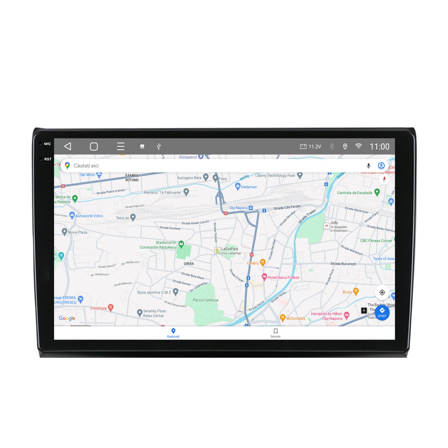 Navigatie 2K HUB64 Fiat Bravo (2006-2014), 4GB RAM, Android, Octacore, Slot Sim 4G, DSP, GPS, Wi-FI, Carplay, Android Auto, USB, Bluetooth, Waze, Touchscreen, 9.5 Inch