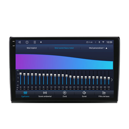 Navigatie 2K HUB64 Fiat Bravo (2006-2014), 4GB RAM, Android, Octacore, Slot Sim 4G, DSP, GPS, Wi-FI, Carplay, Android Auto, USB, Bluetooth, Waze, Touchscreen, 9.5 Inch