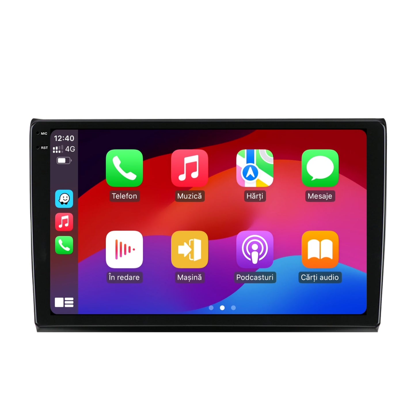 Navigatie 2K HUB64 Fiat Bravo (2006-2014), 4GB RAM, Android, Octacore, Slot Sim 4G, DSP, GPS, Wi-FI, Carplay, Android Auto, USB, Bluetooth, Waze, Touchscreen, 9.5 Inch