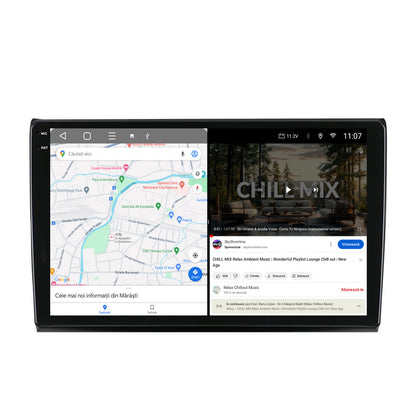 Navigatie 2K HUB64 Fiat Bravo (2006-2014), 8GB RAM, Android, Octacore, Slot Sim 4G, DSP, GPS, Wi-FI, Carplay, Android Auto, USB, Bluetooth, Waze, Touchscreen, 9.5 Inch