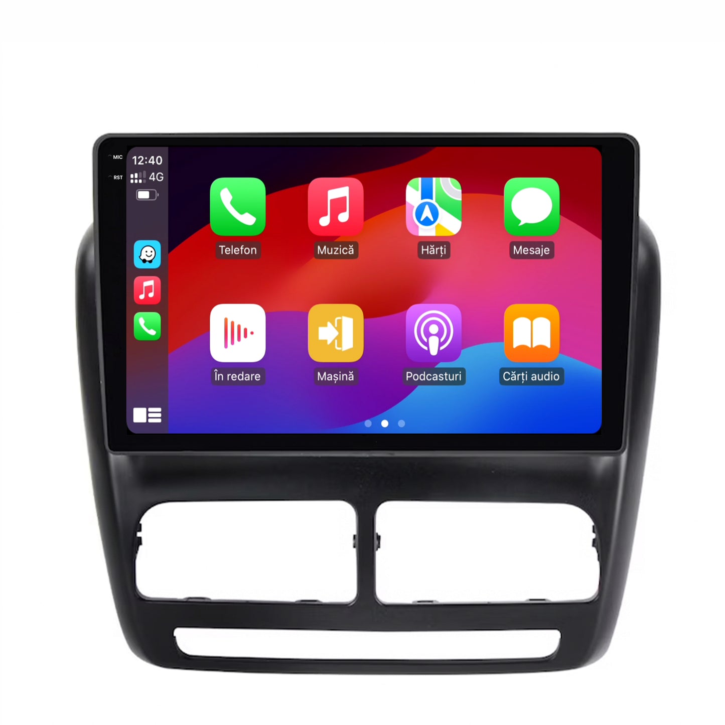 Navigatie 2K HUB64 Fiat Doblo (2010-2015), 4GB RAM, Android, Octacore, Slot Sim 4G, DSP, GPS, Wi-FI, Carplay, Android Auto, USB, Bluetooth, Waze, Touchscreen, 10.36 Inch