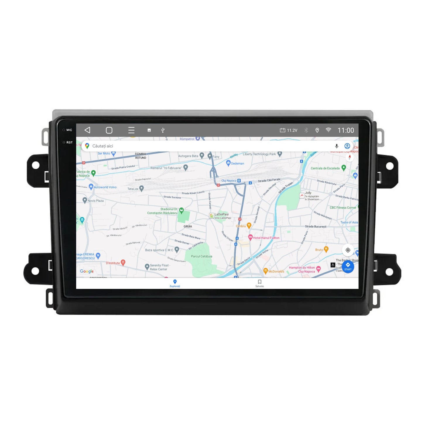 Navigatie 2K HUB64 Fiat Ducato 2022+, 8GB RAM, Android, Octacore, Slot Sim 4G, DSP, GPS, Wi-FI, Carplay, Android Auto, USB, Bluetooth, Waze, Touchscreen, 9.5 Inch