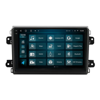 Navigatie 2K HUB64 Fiat Ducato 2022+, 8GB RAM, Android, Octacore, Slot Sim 4G, DSP, GPS, Wi-FI, Carplay, Android Auto, USB, Bluetooth, Waze, Touchscreen, 9.5 Inch