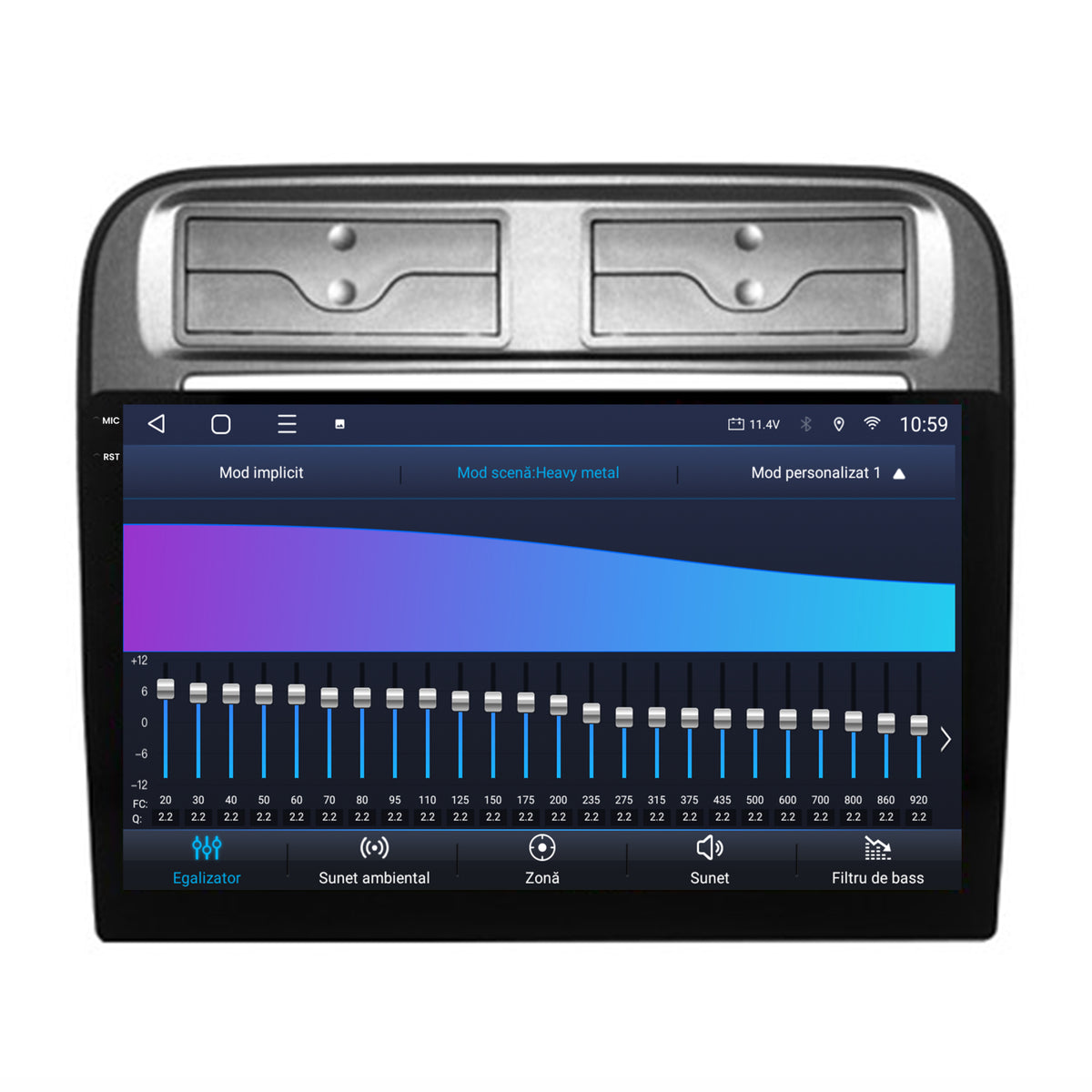 Navigatie 2K HUB64 Fiat Punto / Linea (2007-2014), 4GB RAM, Android, Octacore, Slot Sim 4G, DSP, GPS, Wi-FI, Carplay, Android Auto, USB, Bluetooth, Waze, Touchscreen, 9.5 Inch