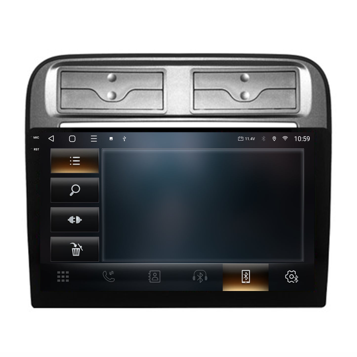 Navigatie 2K HUB64 Fiat Punto / Linea (2007-2014), 4GB RAM, Android, Octacore, Slot Sim 4G, DSP, GPS, Wi-FI, Carplay, Android Auto, USB, Bluetooth, Waze, Touchscreen, 9.5 Inch