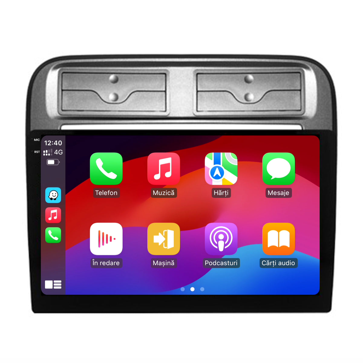 Navigatie 2K HUB64 Fiat Punto / Linea (2007-2014), 4GB RAM, Android, Octacore, Slot Sim 4G, DSP, GPS, Wi-FI, Carplay, Android Auto, USB, Bluetooth, Waze, Touchscreen, 9.5 Inch