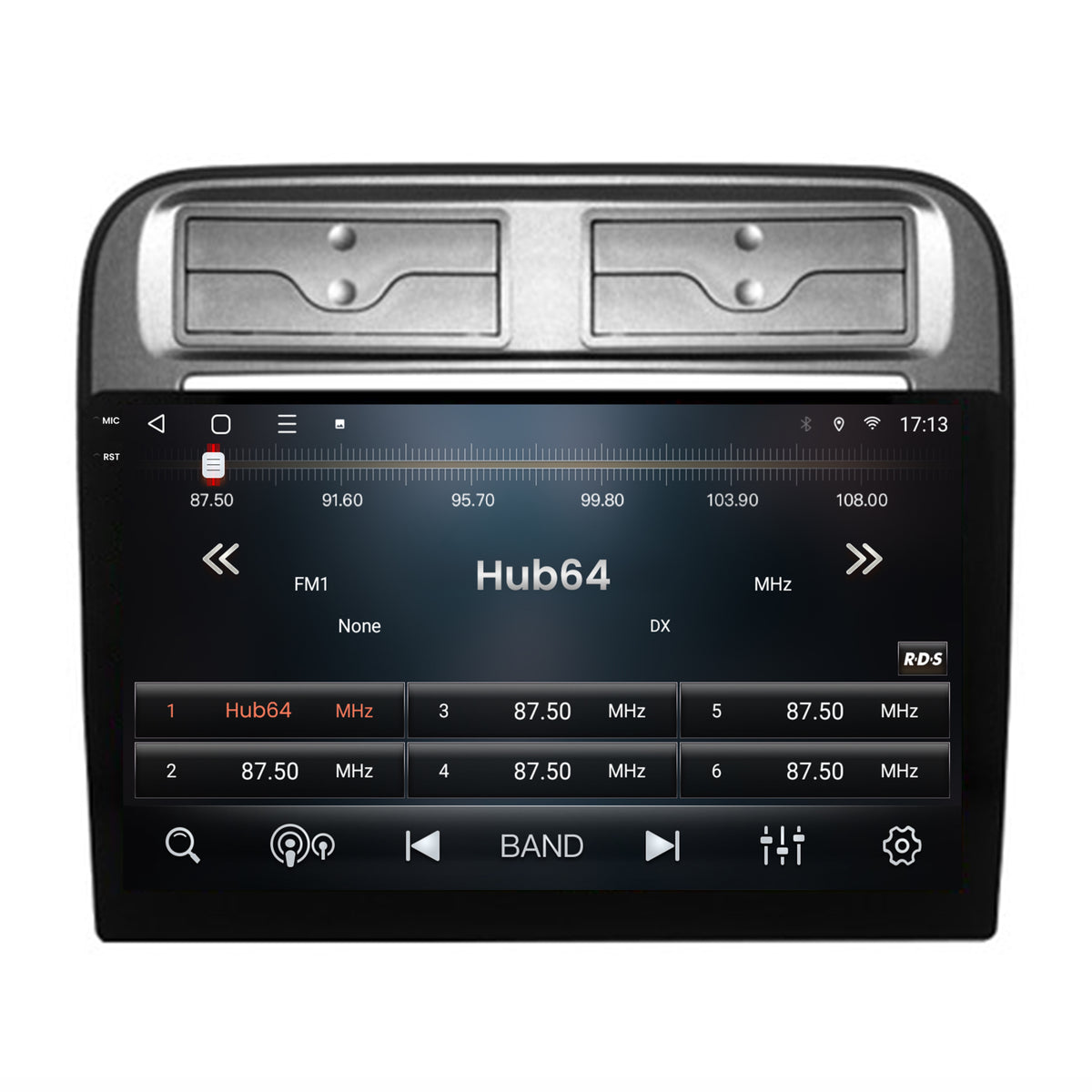 Navigatie 2K HUB64 Fiat Punto / Linea (2007-2014), 8GB RAM, Android, Octacore, Slot Sim 4G, DSP, GPS, Wi-FI, Carplay, Android Auto, USB, Bluetooth, Waze, Touchscreen, 9.5 Inch