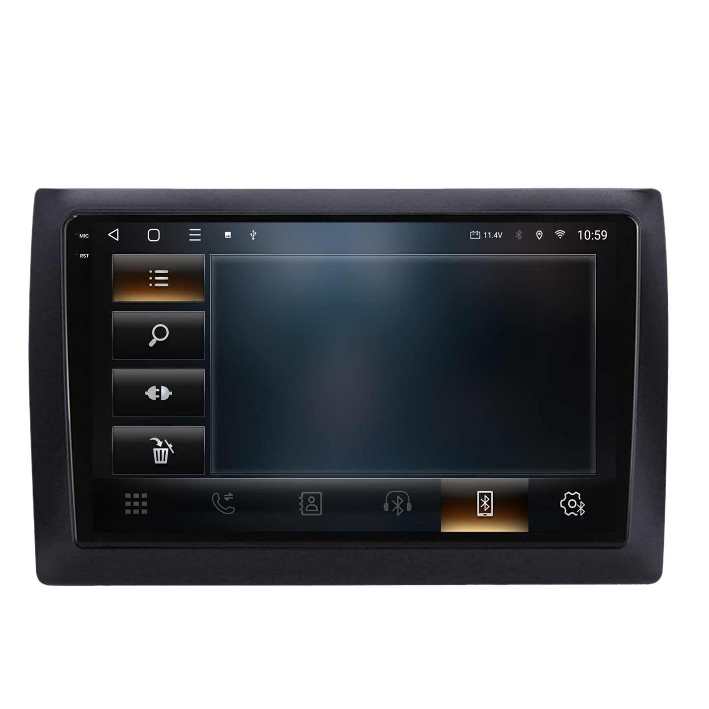 Navigatie 2K HUB64 Fiat Stilo, 8GB RAM, Android, Octacore, Slot Sim 4G, DSP, GPS, Wi-FI, Carplay, Android Auto, USB, Bluetooth, Waze, Touchscreen, 9.5 Inch