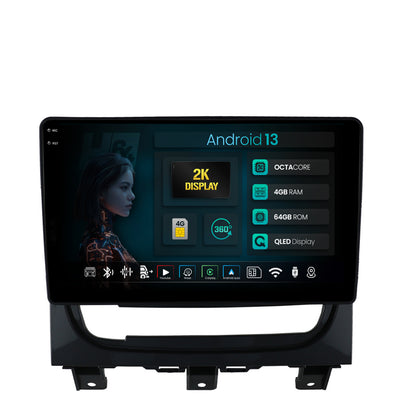 Navigatie 2K HUB64 Fiat Strada / Idea (2011-2016), 4GB RAM, Android, Octacore, Slot Sim 4G, DSP, GPS, Wi-FI, Carplay, Android Auto, USB, Bluetooth, Waze, Touchscreen, 9.5 Inch