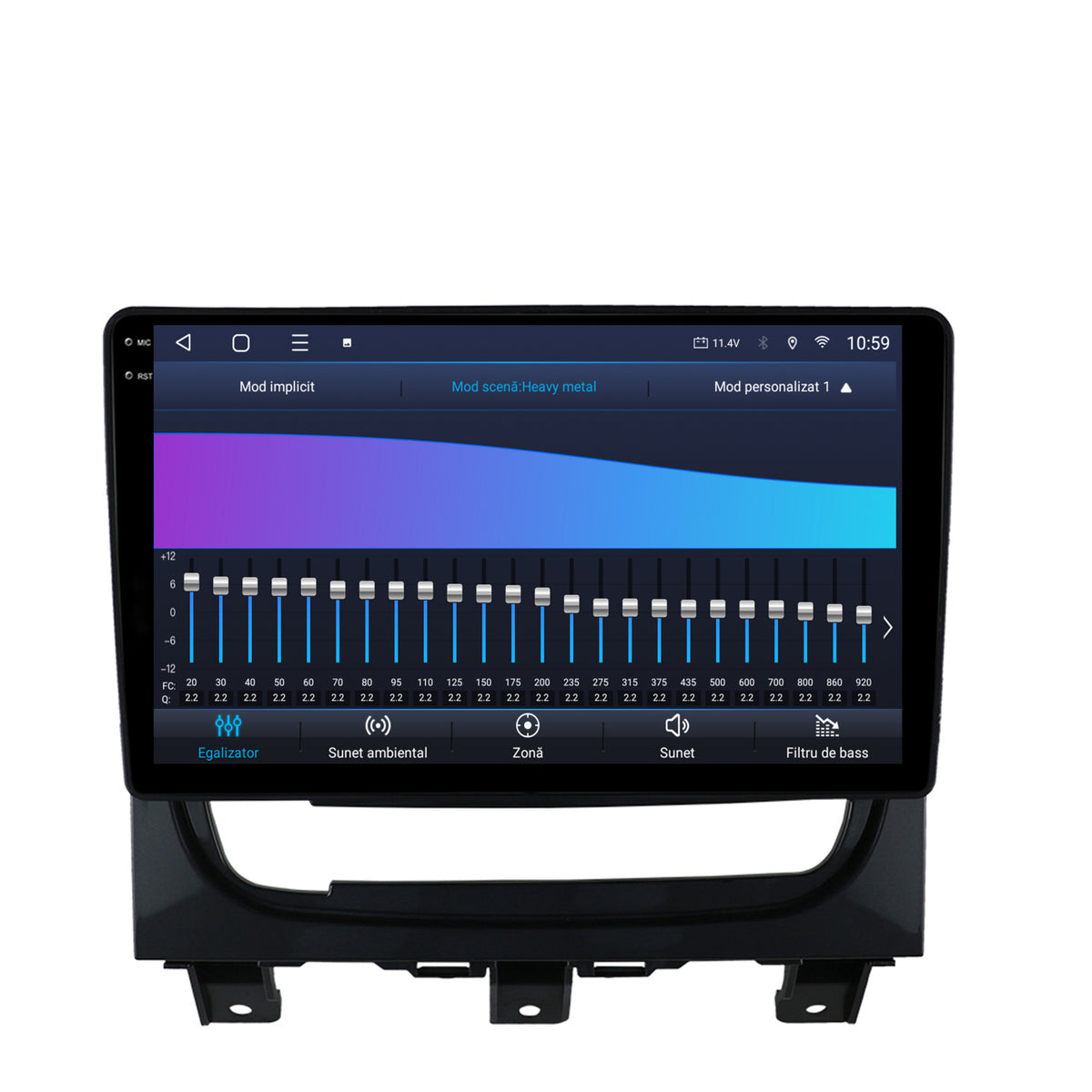 Navigatie 2K HUB64 Fiat Strada / Idea (2011-2016), 4GB RAM, Android, Octacore, Slot Sim 4G, DSP, GPS, Wi-FI, Carplay, Android Auto, USB, Bluetooth, Waze, Touchscreen, 9.5 Inch
