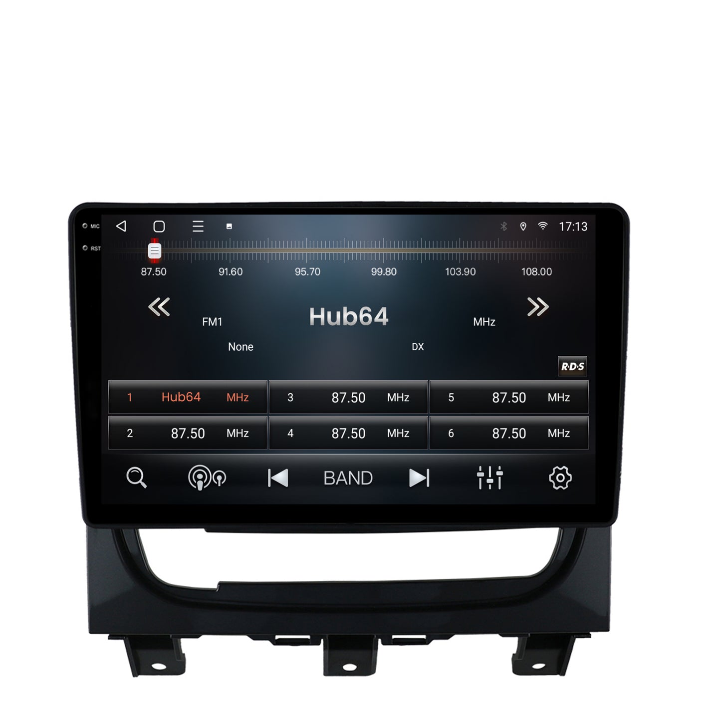 Navigatie 2K HUB64 Fiat Strada / Idea (2011-2016), 4GB RAM, Android, Octacore, Slot Sim 4G, DSP, GPS, Wi-FI, Carplay, Android Auto, USB, Bluetooth, Waze, Touchscreen, 9.5 Inch