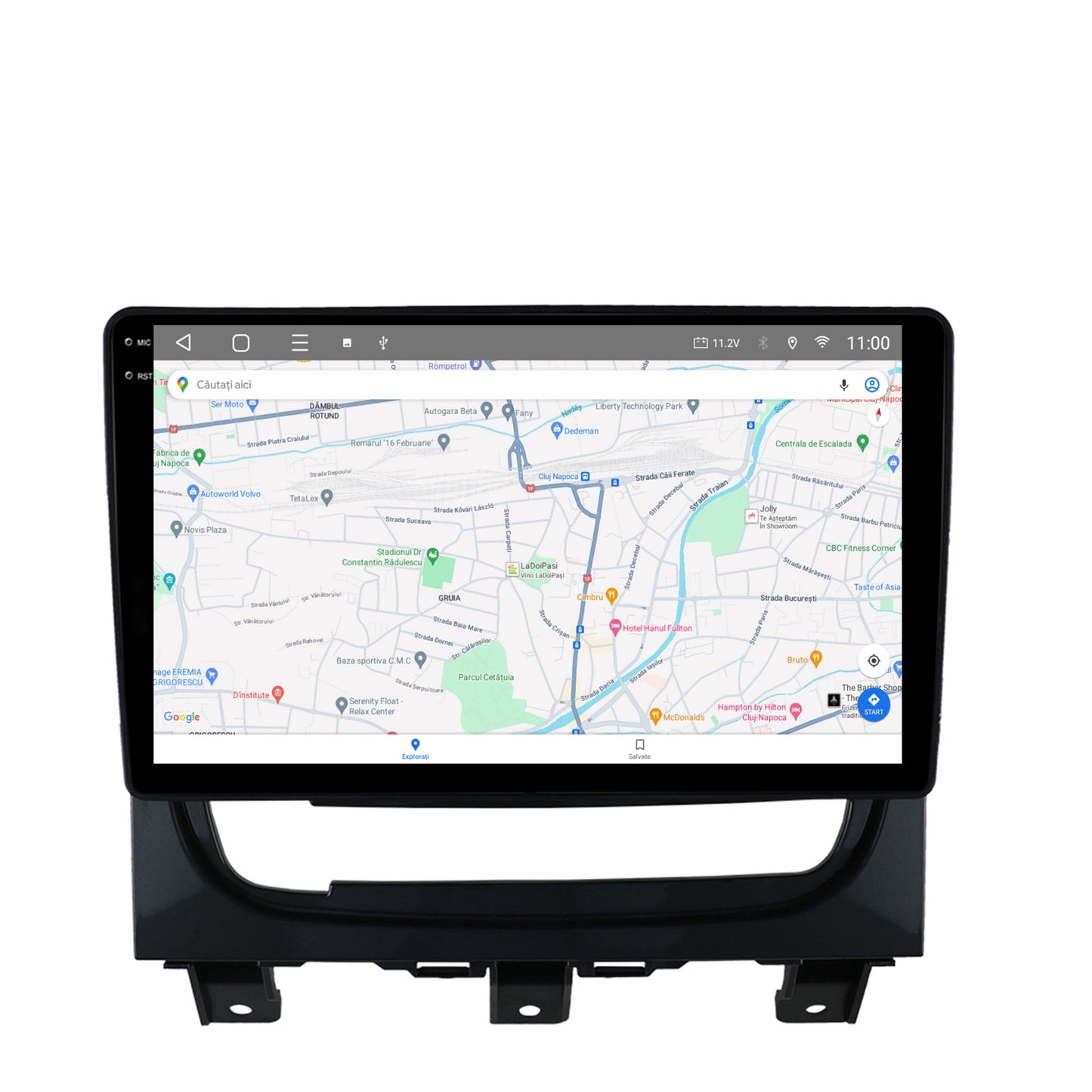 Navigatie 2K HUB64 Fiat Strada / Idea (2011-2016), 8GB RAM, Android, Octacore, Slot Sim 4G, DSP, GPS, Wi-FI, Carplay, Android Auto, USB, Bluetooth, Waze, Touchscreen, 9.5 Inch