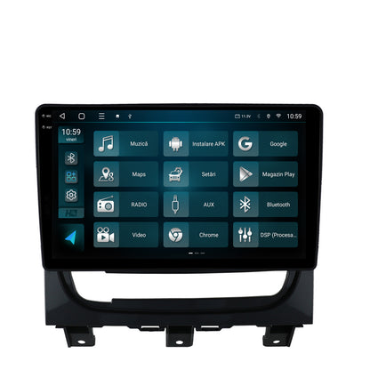 Navigatie 2K HUB64 Fiat Strada / Idea (2011-2016), 8GB RAM, Android, Octacore, Slot Sim 4G, DSP, GPS, Wi-FI, Carplay, Android Auto, USB, Bluetooth, Waze, Touchscreen, 9.5 Inch