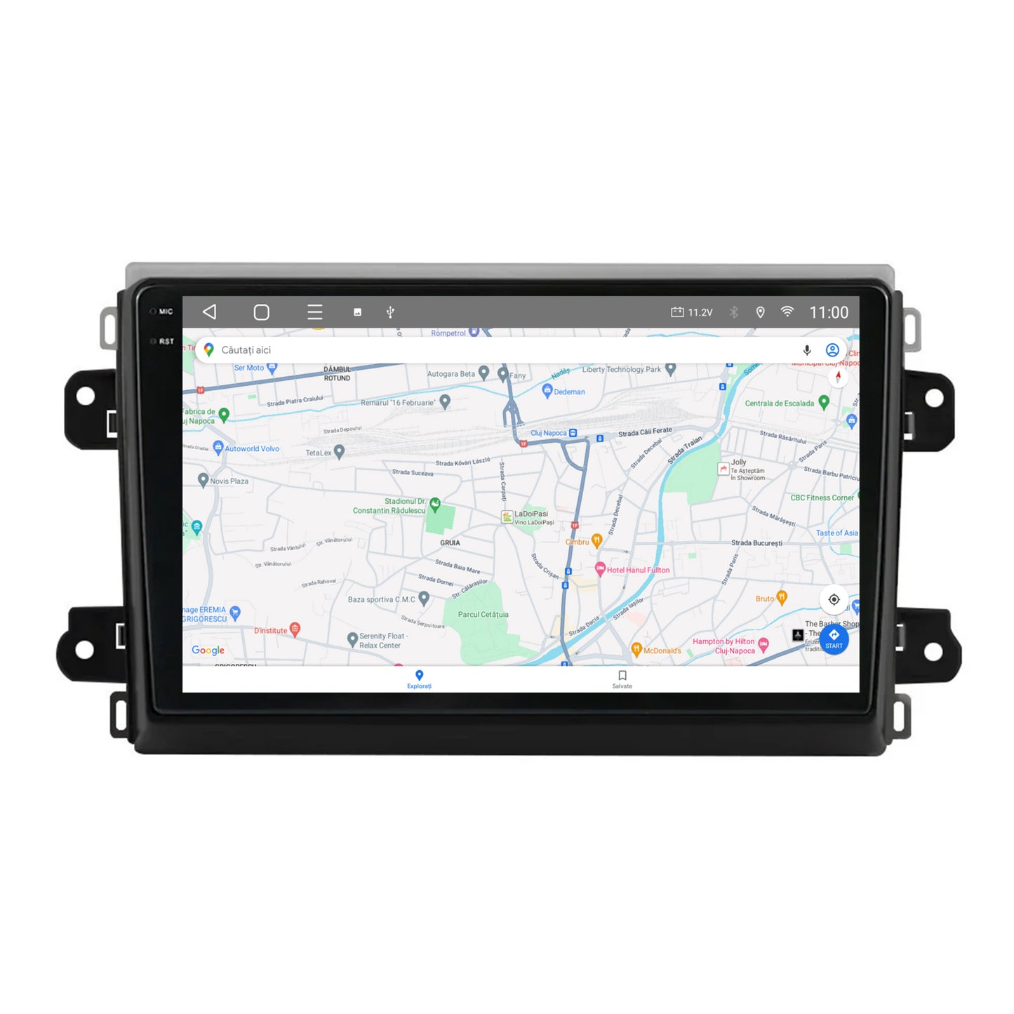 Navigatie 2K HUB64 Fiat Ducato 2022+, 4GB RAM, Android, Octacore, Slot Sim 4G, DSP, GPS, Wi-FI, Carplay, Android Auto, USB, Bluetooth, Waze, Touchscreen, 9.5 Inch