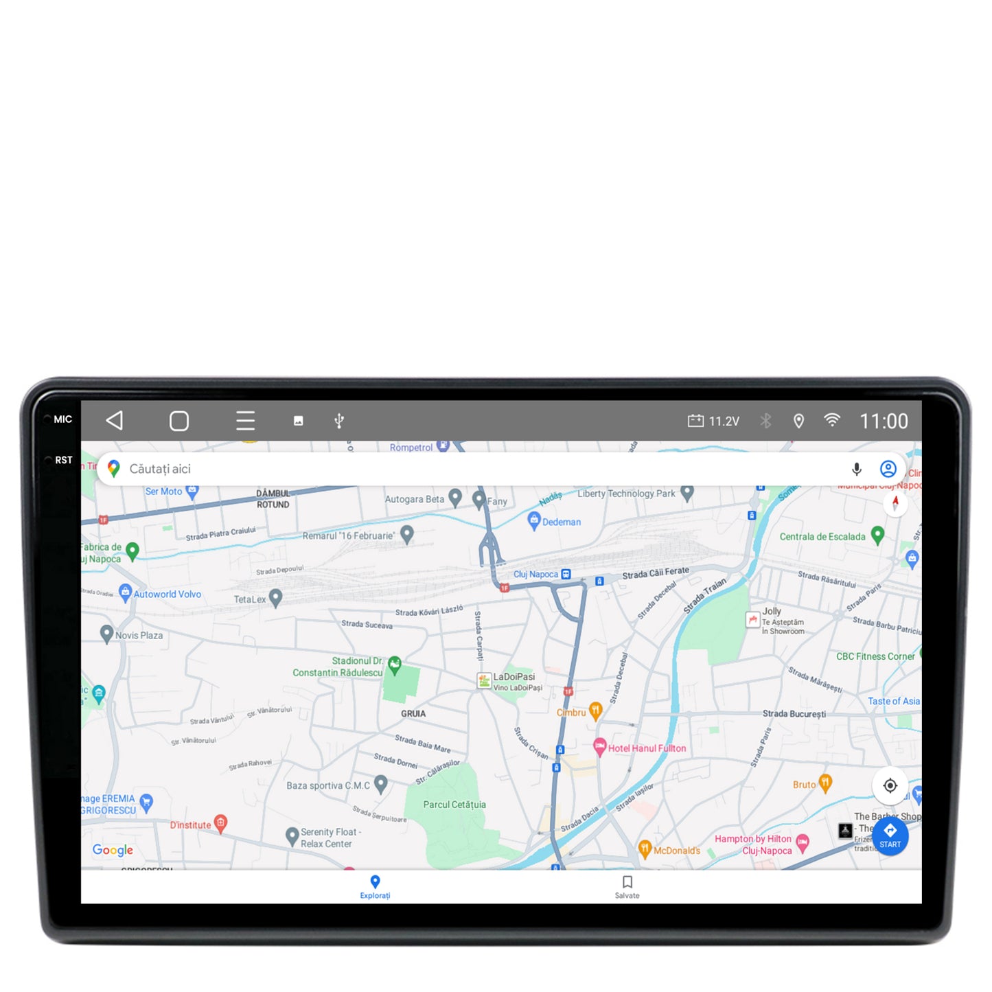 Navigatie 2K HUB64 Ford (2005-2013), 4GB RAM, Android, GPS, Wi-FI, Carplay, Android Auto, USB, Bluetooth, Radio, Waze, Touchscreen, 9.5 Inch
