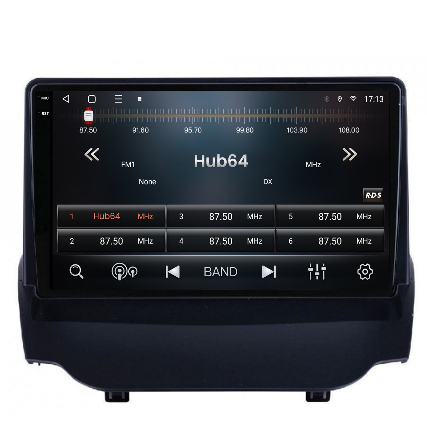 Navigatie 2K HUB64 Ford EcoSport (2013-2016) 4GB RAM, Android, Octacore, Slot Sim 4G, DSP, GPS, Wi-FI, Carplay, Android Auto, USB, Bluetooth, Waze, Touchscreen, 9.5 Inch