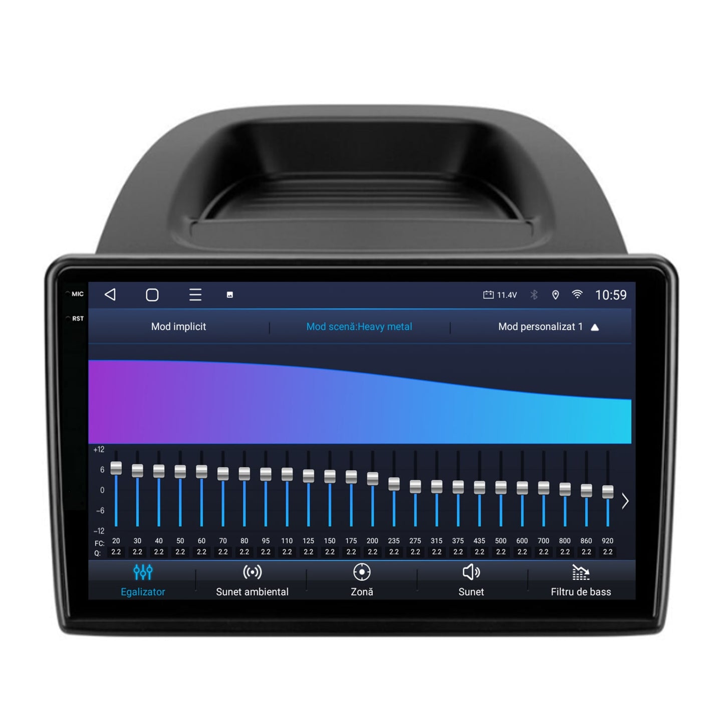 Navigatie 2K HUB64 Ford EcoSport (2017- Prezent) 4GB RAM, Android, Octacore, Slot Sim 4G, DSP, GPS, Wi-FI, Carplay, Android Auto, USB, Bluetooth, Waze, Touchscreen, 9.5 Inch
